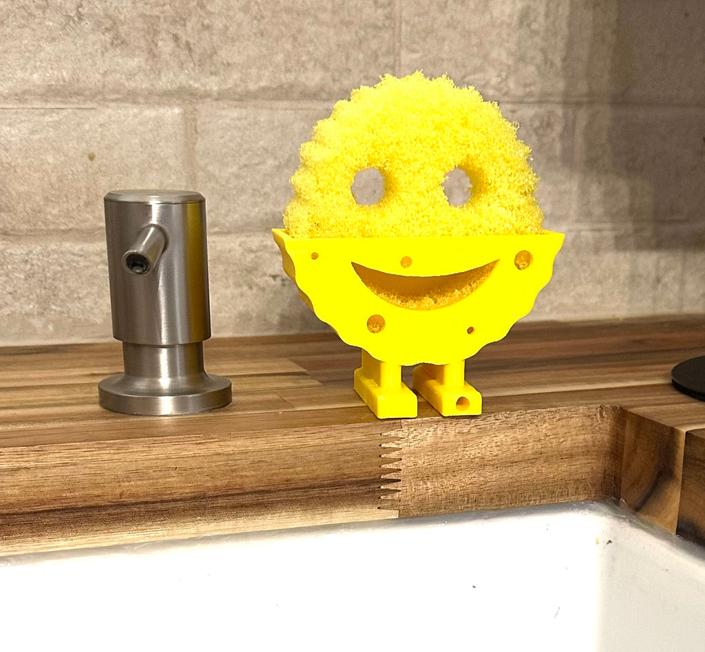 Smiley Face Sponge Holder